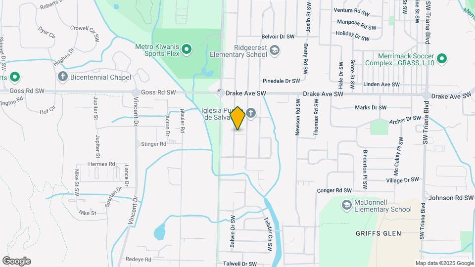 3915 Mc Vay St SW Mapa y Detalles de la Ubicación