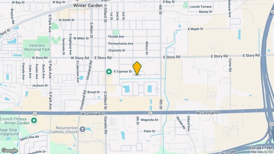 420 E Cypress St Map and Location Details