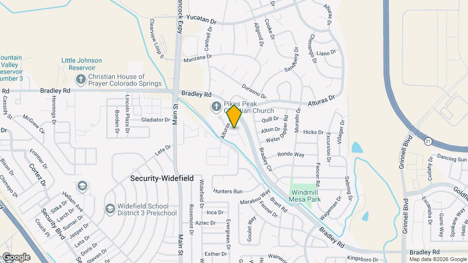 5050 Rill Valley Way Map and Location Details