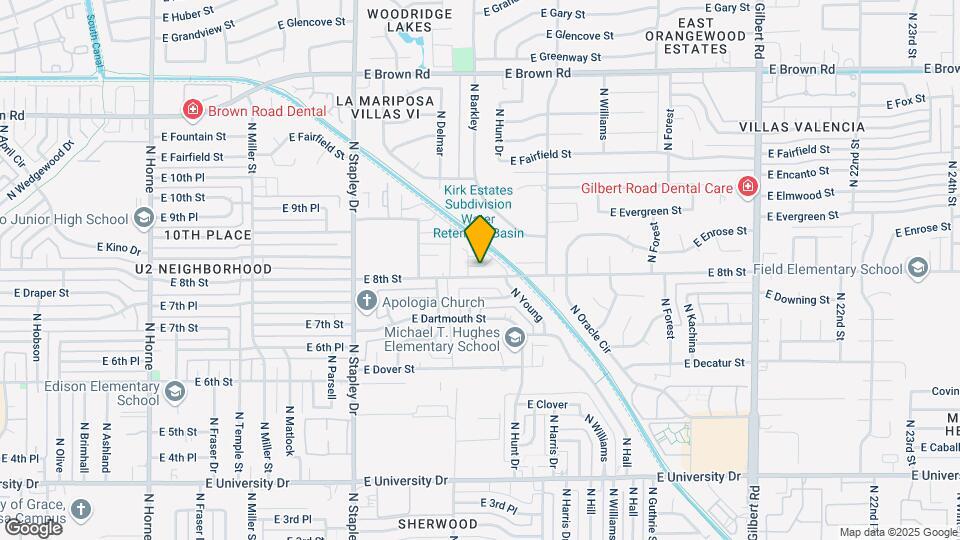 1434 E 8th St Map and Location Details