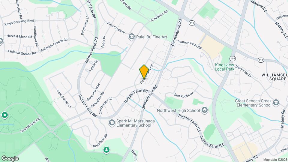 18107 Coachmans Rd Map and Location Details