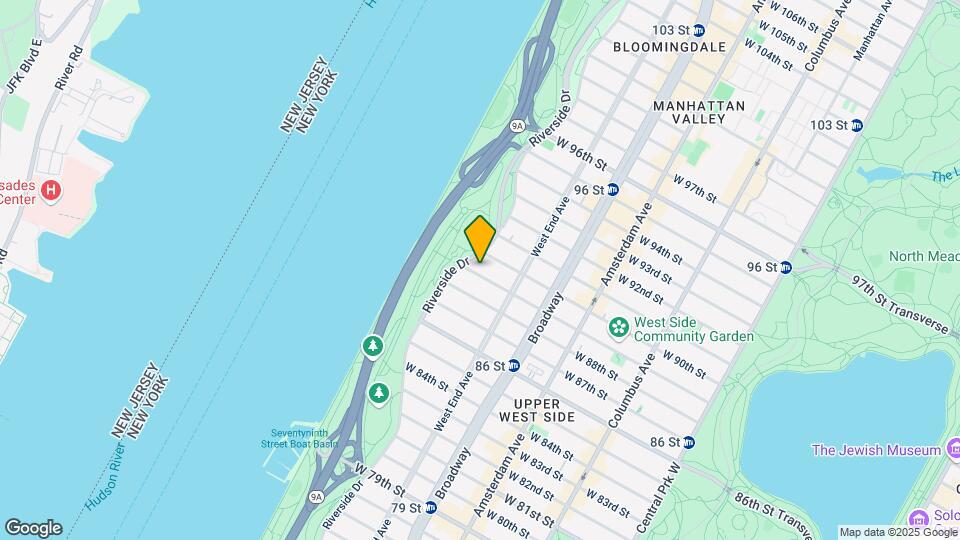 331 W 89th St Mapa y Detalles de la Ubicación