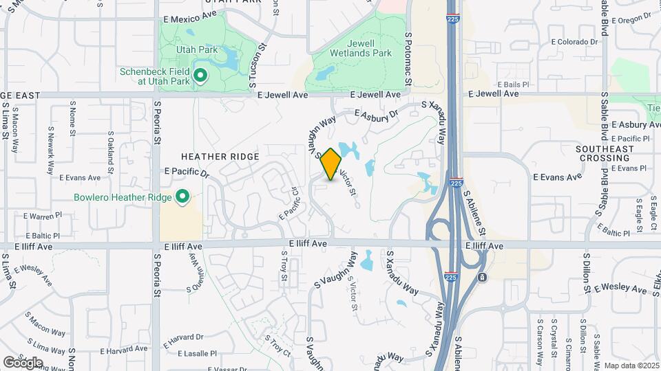 2130 S Vaughn Way Map and Location Details