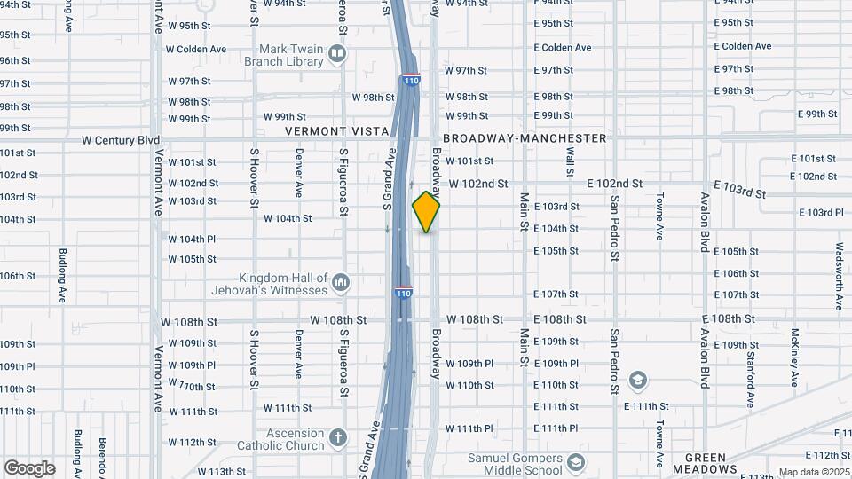 10413 S Broadway Map and Location Details