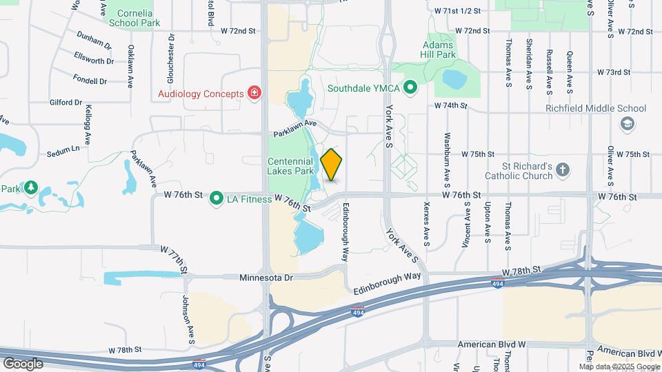 7540 Edinborough Way, Unit 1308 Map and Location Details