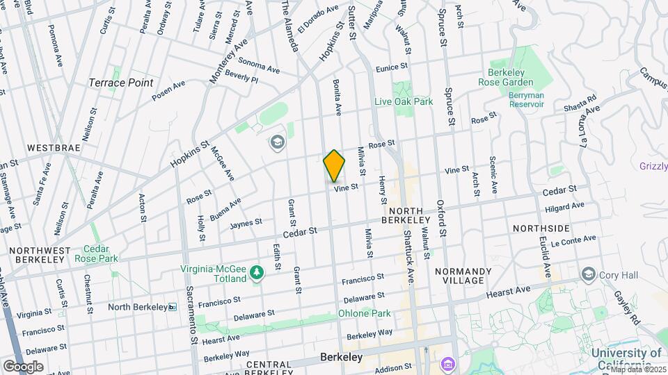 1903 Vine St, Unit 1903 Mapa y Detalles de la Ubicación