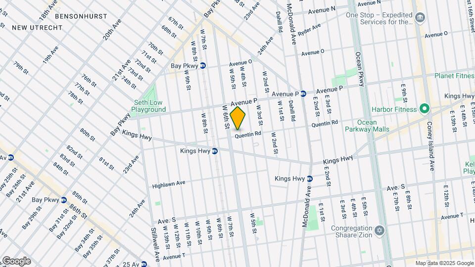 1674 W 5th St Mapa y Detalles de la Ubicación