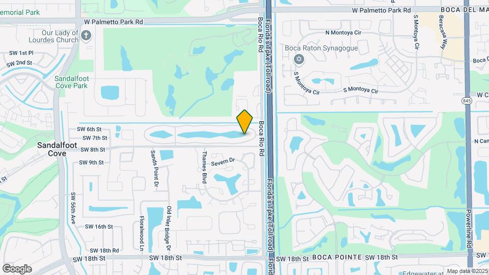 8543 Boca Rio Dr Map and Location Details