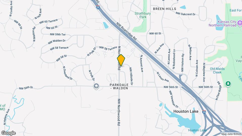 5715 N Northwood Rd Map and Location Details