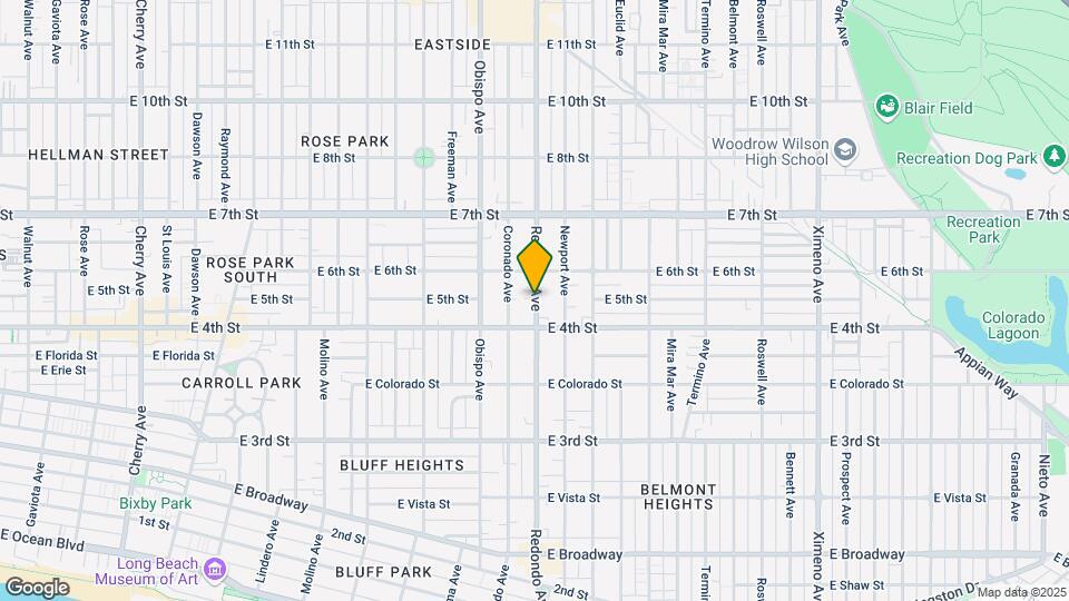 445-447 Redondo Ave Map and Location Details