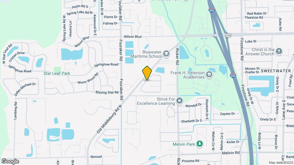3931 Hunters Lake Cir W Map and Location Details