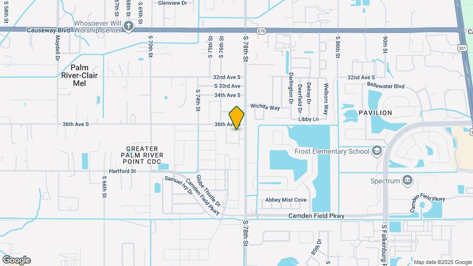 3627 Brownsville Pl Map and Location Details