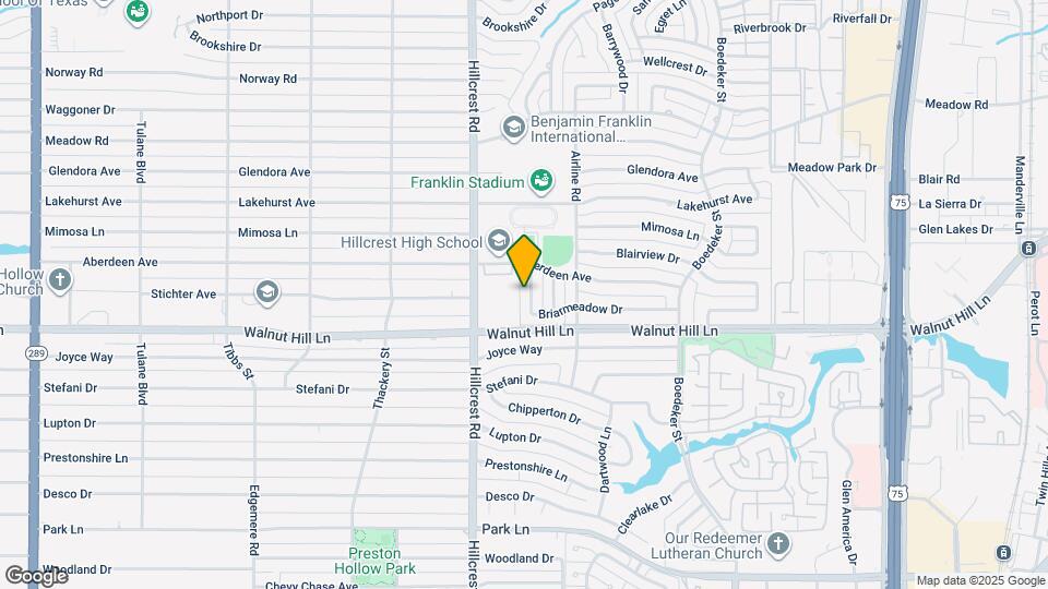 7032 Briarmeadow Dr Mapa y Detalles de la Ubicación