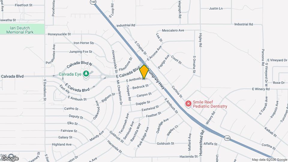 2581 E Ambush St Map and Location Details