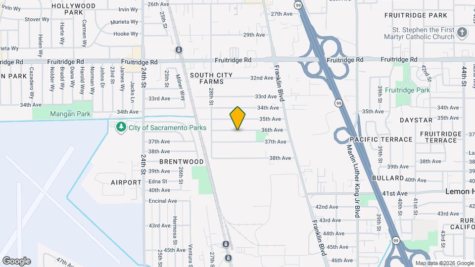2950 36th Ave Mapa y Detalles de la Ubicación