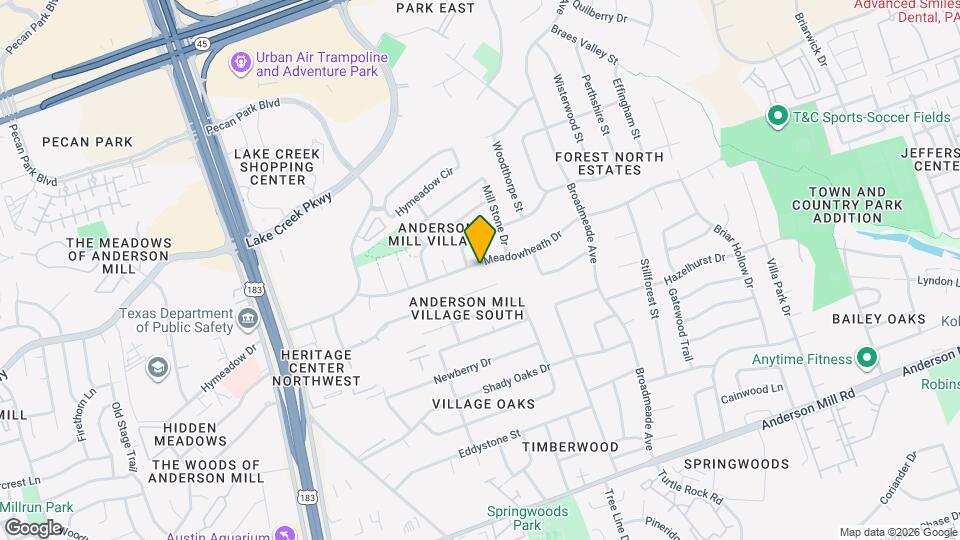 9613 Meadowheath Dr Map and Location Details