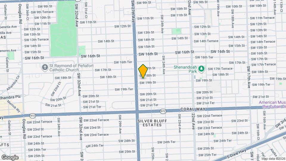 2551 SW 19th St Map and Location Details