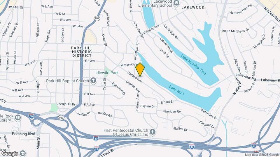 1313 Garland Ave Map and Location Details