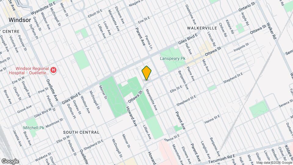 816 Ottawa St Map and Location Details