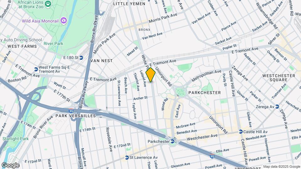 1545 White Plains Rd Mapa y Detalles de la Ubicación