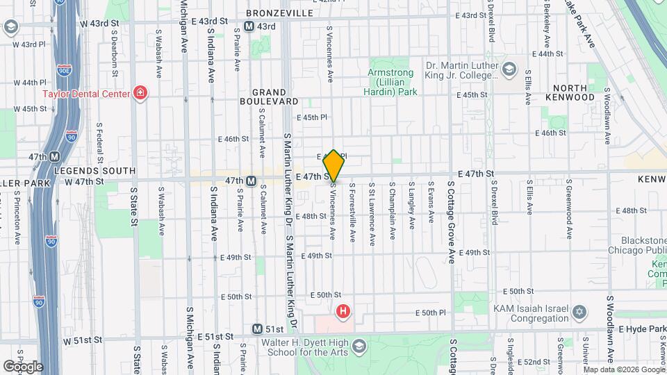 4725 S Vincennes Ave Mapa y Detalles de la Ubicación