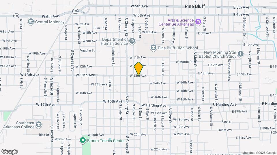 910-913 W 13th Ave Mapa y Detalles de la Ubicación