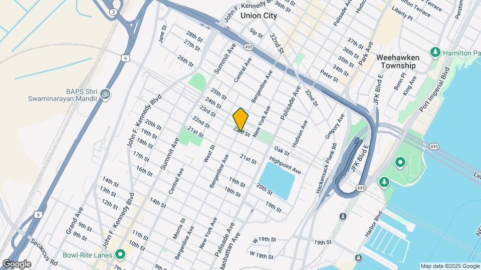 2212 Bergenline Ave Map and Location Details