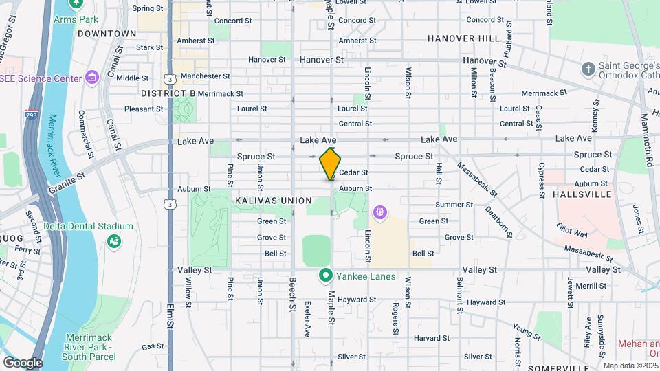 388 Auburn St Map and Location Details