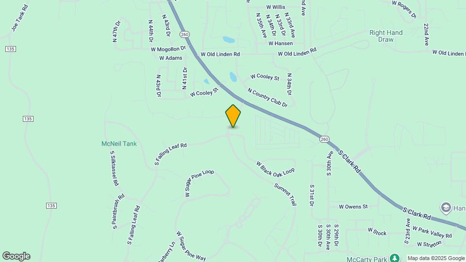 3700 W Black Oak Loop Map and Location Details