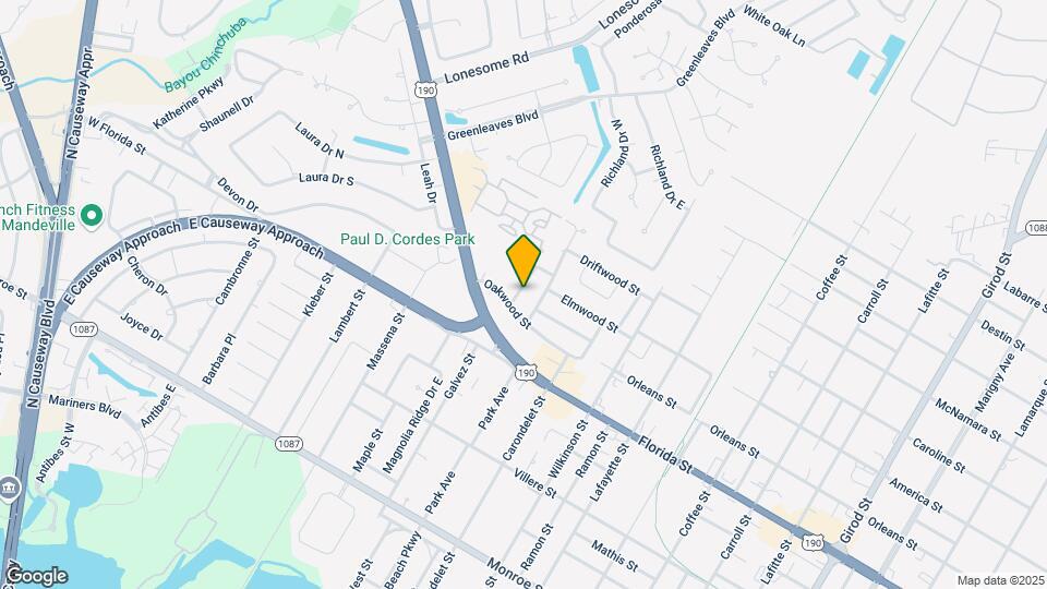 227 Rosewood St Map and Location Details