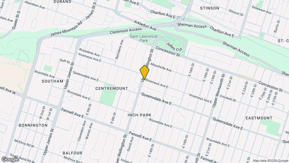 501 Upper Wellington St Map and Location Details