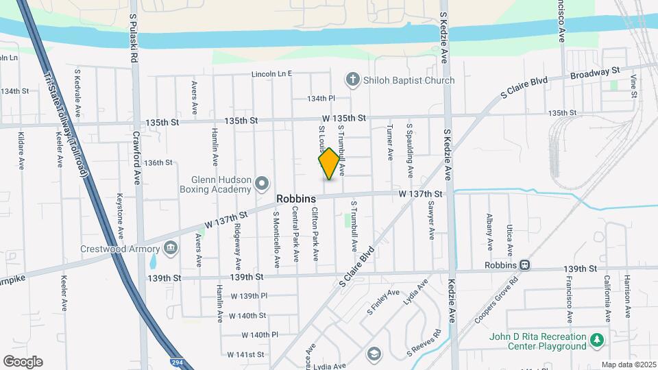 13613 S Saint Louis Ave Map and Location Details