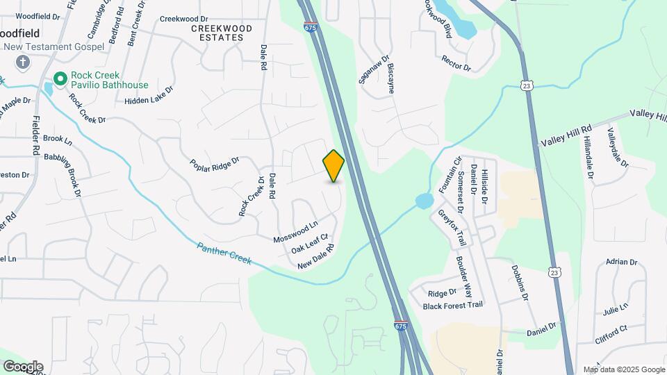 3644 Mosswood Ln Map and Location Details