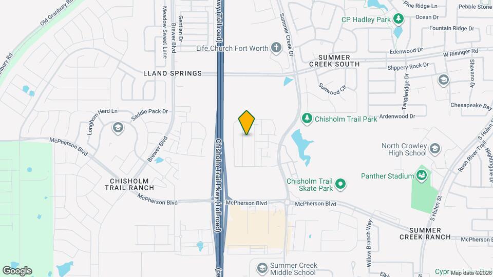 Cortland Chisholm Trail Mapa y Detalles de la Ubicación