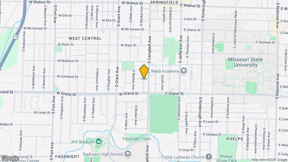 416 W Lombard St Map and Location Details