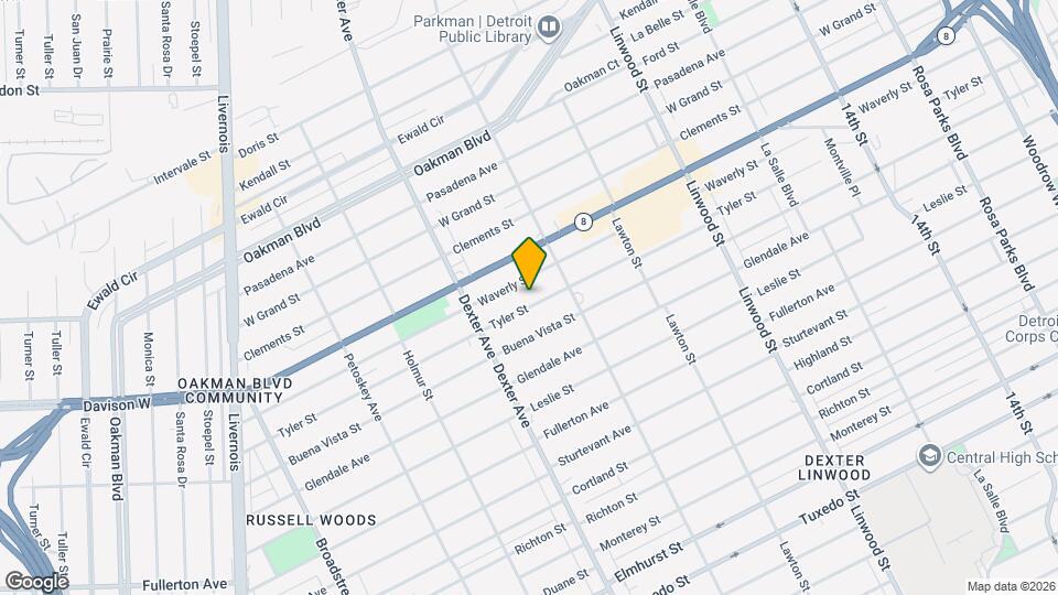 3276 Tyler St Mapa y Detalles de la Ubicación