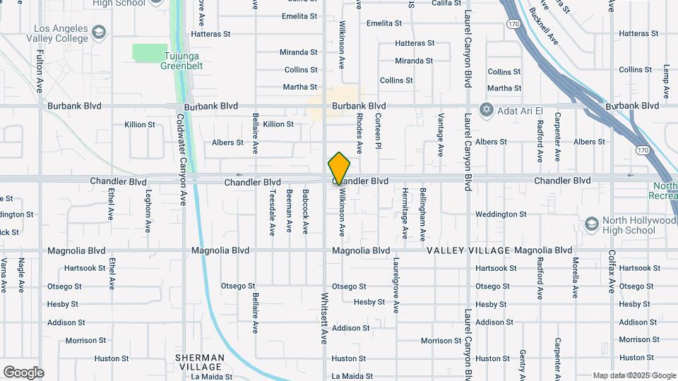 5341 Wilkinson Ave Mapa y Detalles de la Ubicación