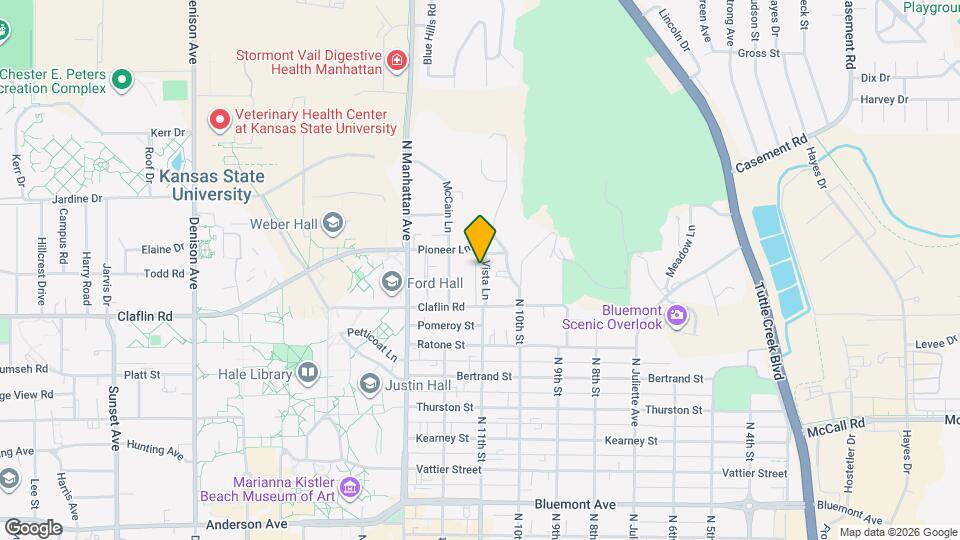 1425 Vista Ln Map and Location Details