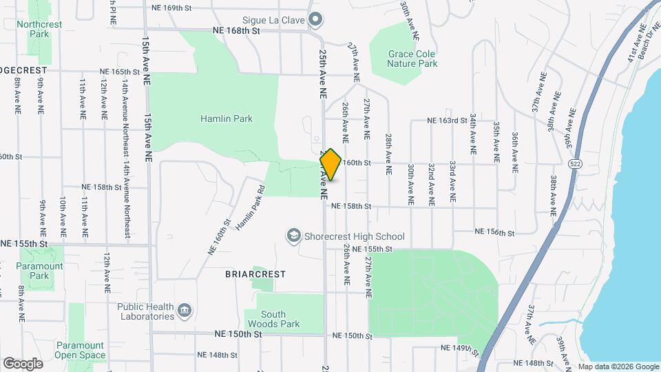 15828 25th Ave NE Mapa y Detalles de la Ubicación