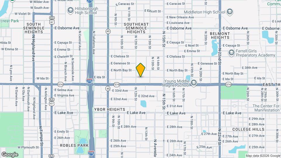 1209 E Ida St Mapa y Detalles de la Ubicación