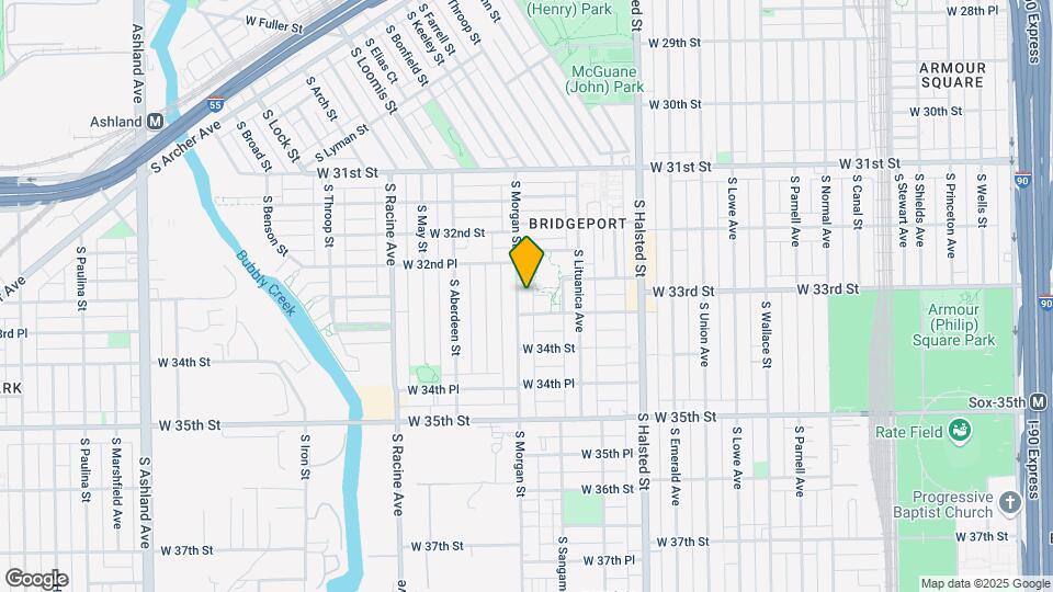 3315 S Morgan St Mapa y Detalles de la Ubicación