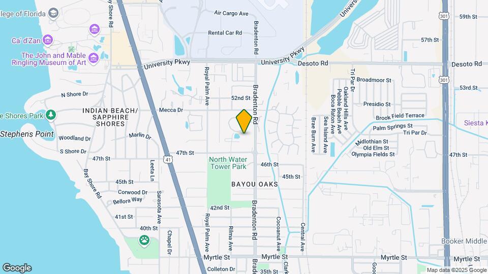 University Oaks Apartments Mapa y Detalles de la Ubicación