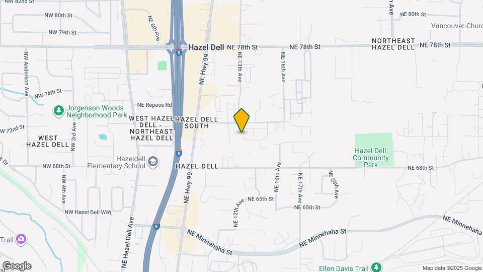 7004 NE 13th Ave Map and Location Details