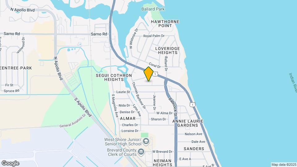 484 Poinciana Dr Map and Location Details