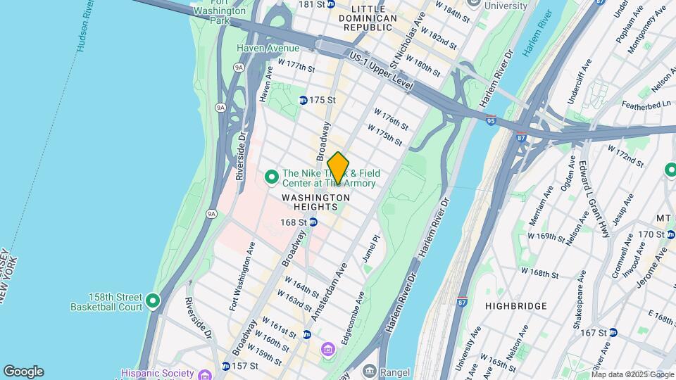 563 W 170th St Mapa y Detalles de la Ubicación