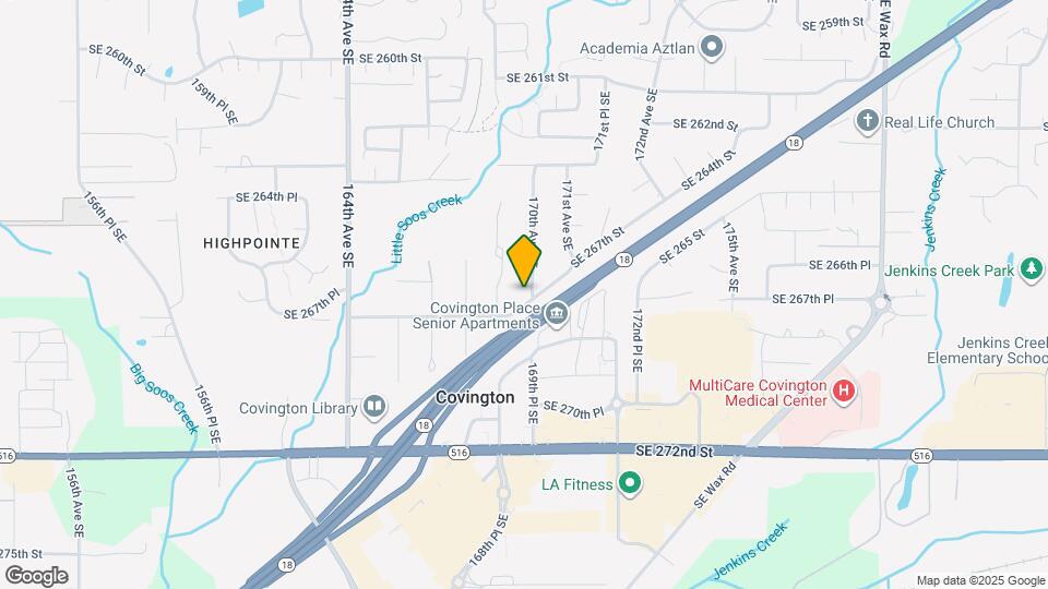 16866 SE 268th St Map and Location Details