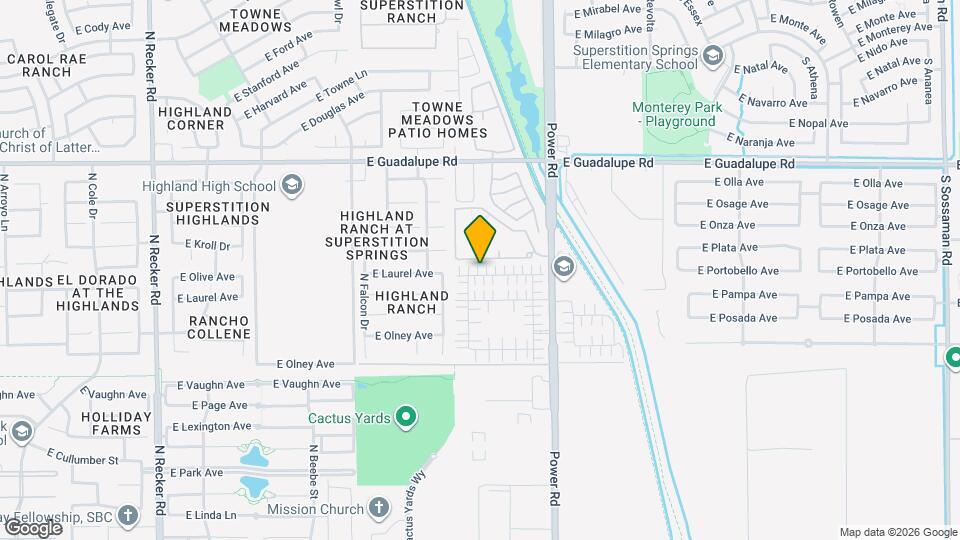 4660 E Laurel Ave Map and Location Details