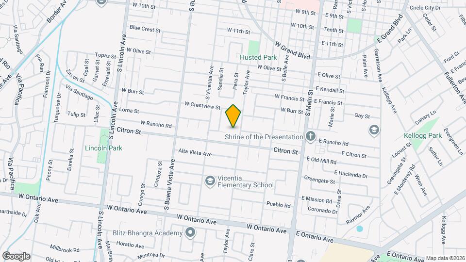 1735 Lorraine Dr Map and Location Details