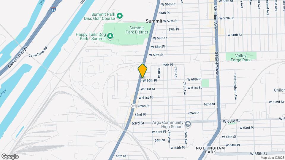 6021 S Archer Rd Mapa y Detalles de la Ubicación