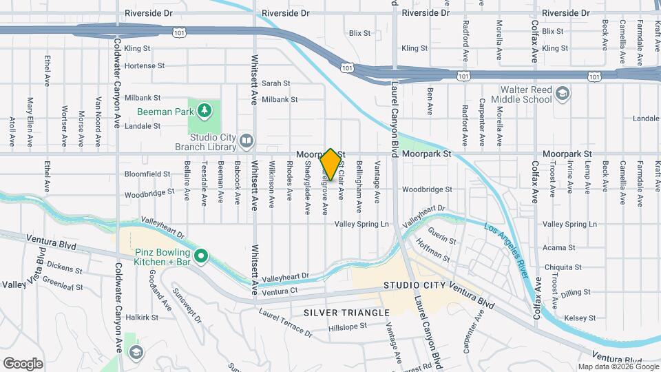 4300 Laurelgrove Ave Map and Location Details